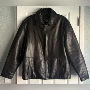 Heavy leather jacket Large Marc New York First Class